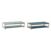 Smyckeskrin DKD Home Decor Glas Metall Turkos Himmelsbl 25 x 10