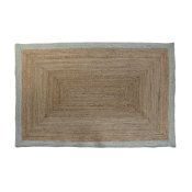 Matta DKD Home Decor Grn Ljusbrun Naturell Scandi 160 x 230 x 1