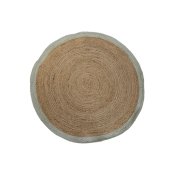 Matta DKD Home Decor 200 x 200 x 1 cm Scandi Naturell Polyester