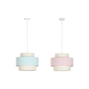Taklampa DKD Home Decor 40 x 40 x 30 cm Grn Ljusrosa 50 W (2 an