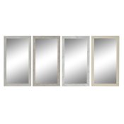 Vggspegel DKD Home Decor Vit Beige Mrkgr 36 x 2 x 66 cm (4 an