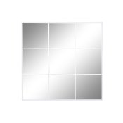 Vggspegel DKD Home Decor Vit Fnster 90 x 2 x 90 cm