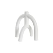 Kandelaber DKD Home Decor Scandi 21,5 x 21,5 x 23 cm Vit Harts