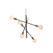 Taklampa DKD Home Decor 60 x 52 x 50 cm Svart Gyllene Metall 50