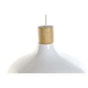 Taklampa DKD Home Decor Vit Brun Metall Furu 50 W 35,5 x 35,5 x
