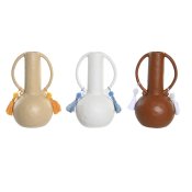 Vas DKD Home Decor Vit Beige Terrakota n Dolomite Frans 14 x 14