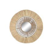 Vggspegel DKD Home Decor Naturell Bali 79 x 4 x 79 cm