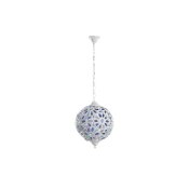 Taklampa DKD Home Decor 28 x 28 x 44 cm Metall Vit Multicolour 5