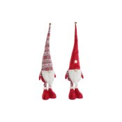 Julgranskula DKD Home Decor Vit Rd Gnom 14 X 11 X 73 cm (2 anta