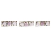 Hngdekoration DKD Home Decor Rosa Ljusrosa Tr 6,5 x 1 x 6,5 cm