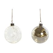 Hngdekoration DKD Home Decor Transparent Glas 10 x 10 x 10 cm (