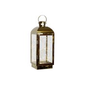 Lykta DKD Home Decor Gyllene Rostfritt stl 15 x 14 x 36 cm