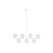 Taklampa DKD Home Decor 98 x 45 x 30 cm Glas Metall Vit 50 W