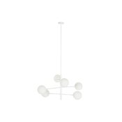 Taklampa DKD Home Decor 96 x 73 x 50 cm Glas Metall Vit 50 W