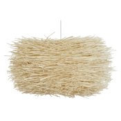 Taklampa DKD Home Decor Naturell Jrn 50 W 60 x 60 x 35 cm