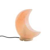 Bordslampa DKD Home Decor Rosa Salt Akaciatr 15 W 220 V 20 x 10