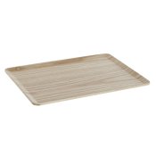 Bricka DKD Home Decor Naturell Bambu 27 x 20 cm 27 x 20 x 0,8 cm