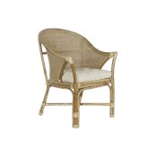 Trdgrdssoffa DKD Home Decor Vit Brun 66 x 50 x 90 cm 63 x 66 x