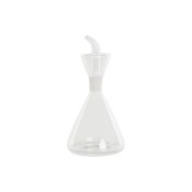 Oljeflaska DKD Home Decor Transparent Borosilikatglas 250 ml 9 x