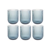 Glasset DKD Home Decor Bl Glas 240 ml (6 antal)
