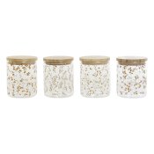 Burk DKD Home Decor Bambu Borosilikatglas Shabby Chic 700 ml 10