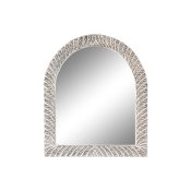 Vggspegel Home ESPRIT Vit Brun Avskalad Gravyr 75 x 4 x 90 cm