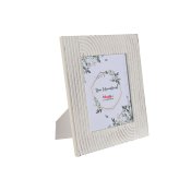 Fotoram Home ESPRIT Vit Glas Tr MDF Indier 32 x 1,5 x 37 cm