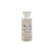 Vas Home ESPRIT Vit Naturell Mangotr Kolonial 15 x 15 x 22,5 cm