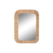 Vggspegel Home ESPRIT Brun Naturell Kolonial 70 x 3 x 100 cm