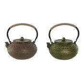 Tekanna Home ESPRIT Brun Grn Rostfritt stl Jrn 1,3 L (2 antal
