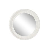 Vggspegel Home ESPRIT Vit 66 x 5 x 66 cm