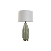 Bordslampa Home ESPRIT Vit Grn Stengods 50 W 220 V 40 x 40 x 78