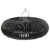 Lampskrm Home ESPRIT Svart Bambu 80 x 80 x 30 cm