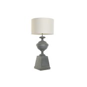 Bordslampa Home ESPRIT Vit Gr Harts 35,5 x 35,5 x 79 cm