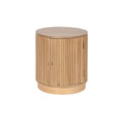 Nattduksbord Home ESPRIT Naturell Paulowniatr Tr MDF 43 x 43 x