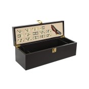 Set med Vintillbehr Home ESPRIT Brun Tr MDF 36 x 11 x 12 cm