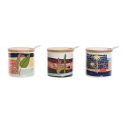 Sockerstrare Home ESPRIT Bl Grn Rosa Lila Bambu Dolomite 7,5
