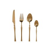 Bestick Home ESPRIT Gyllene Rostfritt stl 3 x 1,5 x 15 cm 16 De