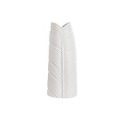 Vas Home ESPRIT Vit Stengods Tropiskt Lv av en vxt 21 x 10 x 5