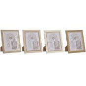 Fotoram Home ESPRIT Glas Tr MDF Skandinavisk 23 x 2,8 x 28 cm (