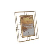 Fotoram Home ESPRIT Gyllene Metall Glas 18,5 x 2,5 x 23,5 cm (12