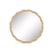 Vggspegel Home ESPRIT Naturell Scandi 80 x 4,5 x 80 cm