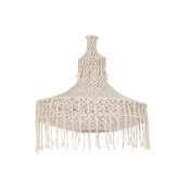 Lampskrm Home ESPRIT Naturell Boho 63 x 63 x 70 cm