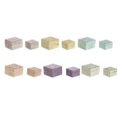 Smyckeskrin Home ESPRIT Multicolour Mangotr 10 x 10 x 6 cm (2 D