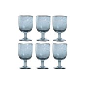 Glasset Home ESPRIT Bl Glas 300 ml 8 x 8 x 14 cm (6 antal)