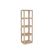 Bokhylla Home ESPRIT Naturell Mangotr 45 x 35 x 160 cm