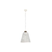 Taklampa Home ESPRIT Vit Bambu Mangotr 50 W 48 x 48 x 57 cm