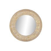 Vggspegel Home ESPRIT Gyllene Modern Avskalad 78 x 4 x 78 cm