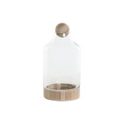 Vas Home ESPRIT Transparent Naturell Tr Glas 21 x 21 x 42 cm