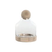 Vas Home ESPRIT Transparent Naturell Tr Glas 18 x 18 x 24 cm
